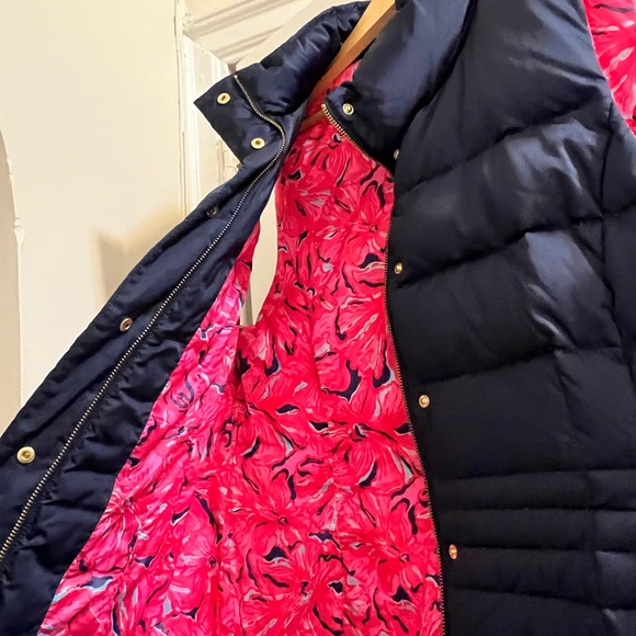 Lilly Pulitzer navy puffer vest - Size XL - Picture 3 of 5